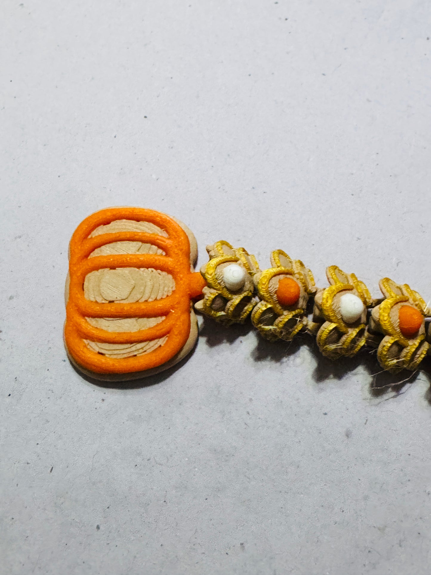 3D Printed Pumpkin Dragon, Articulated Dragon — Custom Color 3D Print, Fidget Toy