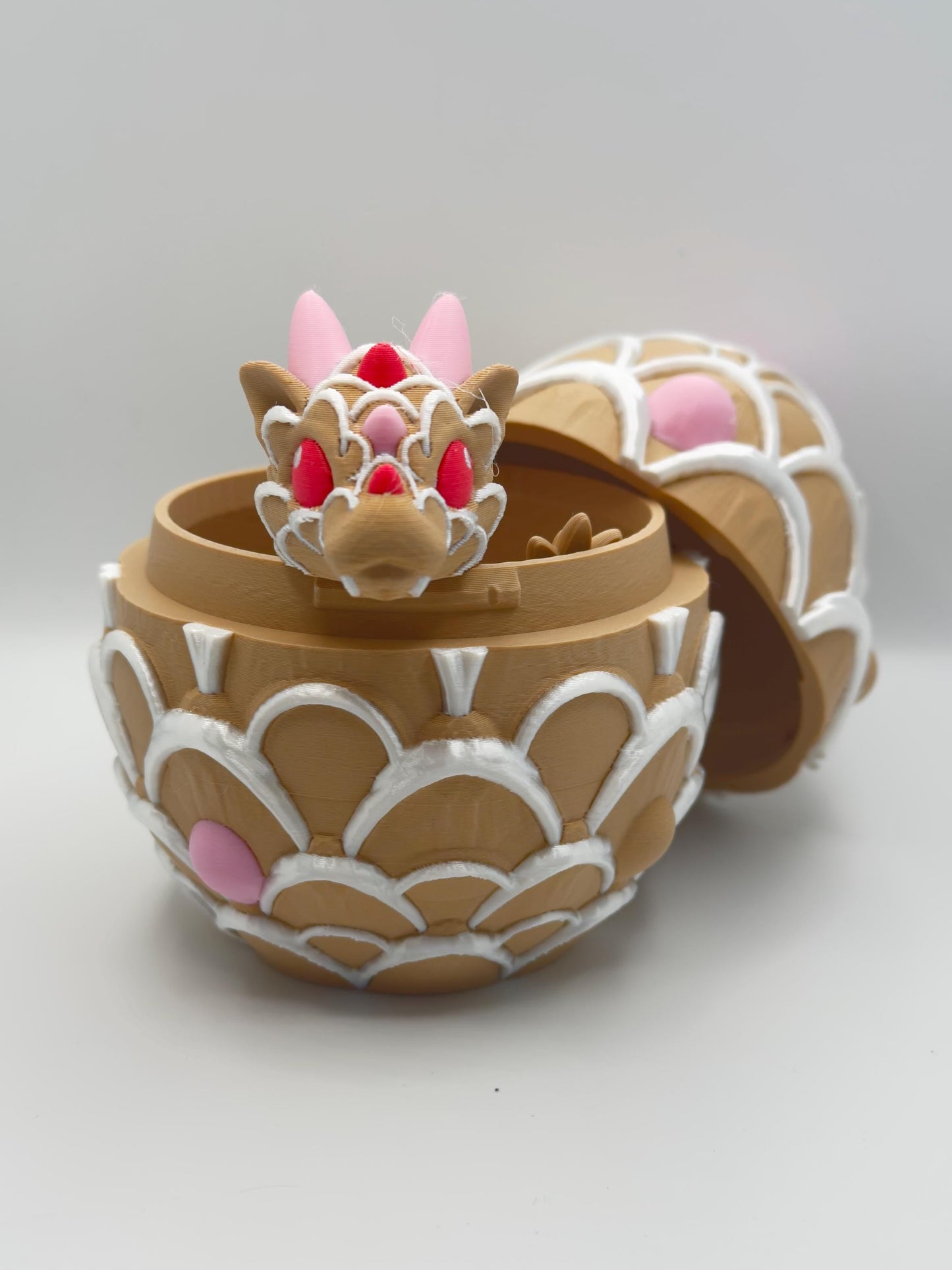 Baby Cookie Dragon – 3D Printed Sugar Cookie Dragon – Articulated Fidget Toy – Cute Dessert Dragon Gift – 8 Inch Collectible My Store