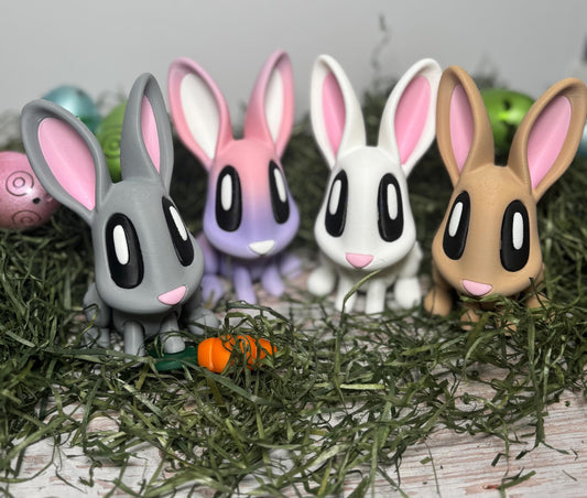 3D-Printed Easter Bunny | Articulated Fidget Toy, Cute Collectible Gift Basket Stuffer for Kids & Adults My Store