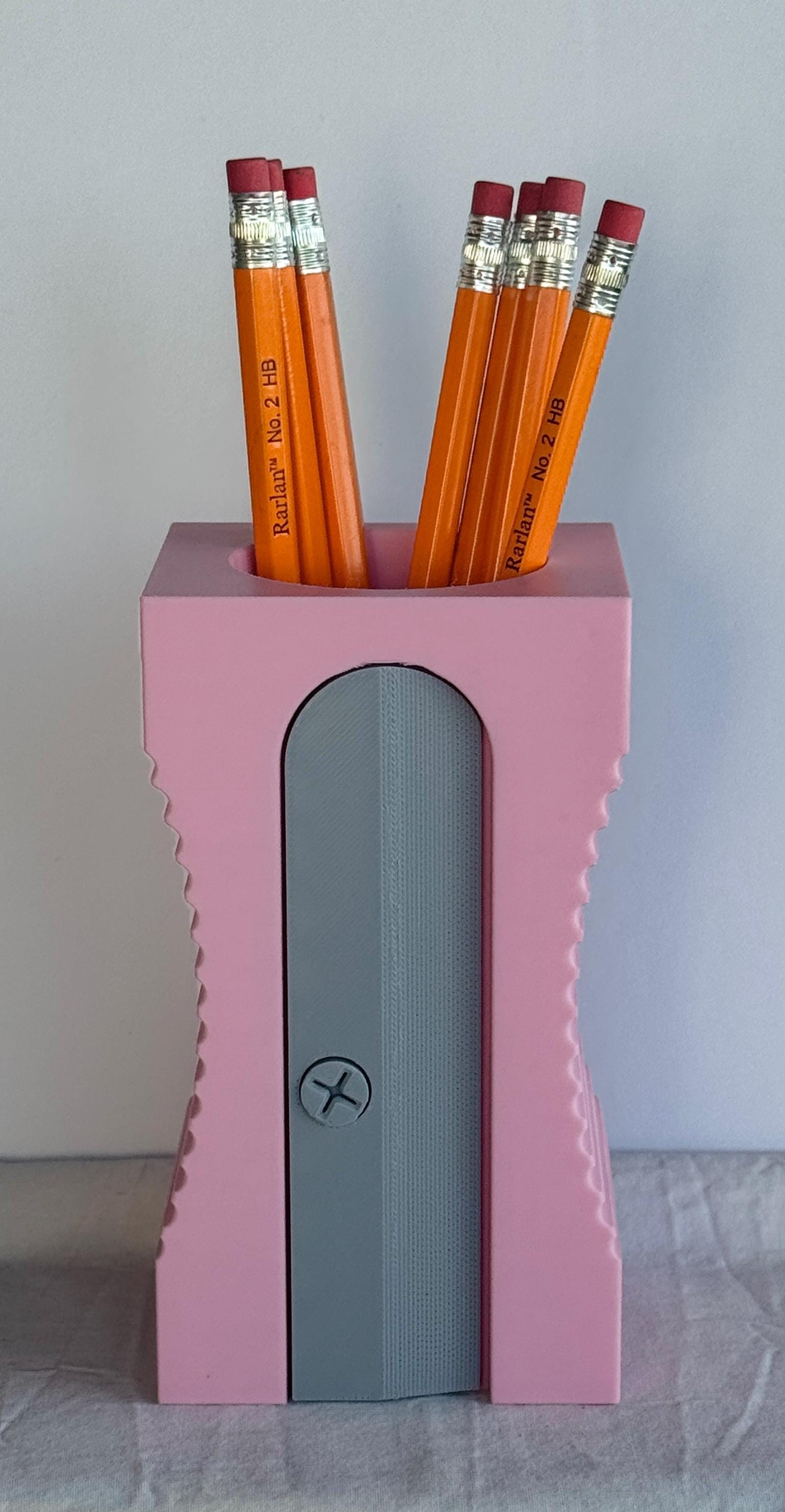 3d Printed Pencil Sharpener Organizer – Fun Pen and Pencil Holder for Teachers, & Students. Classroom and Office Decor My Store