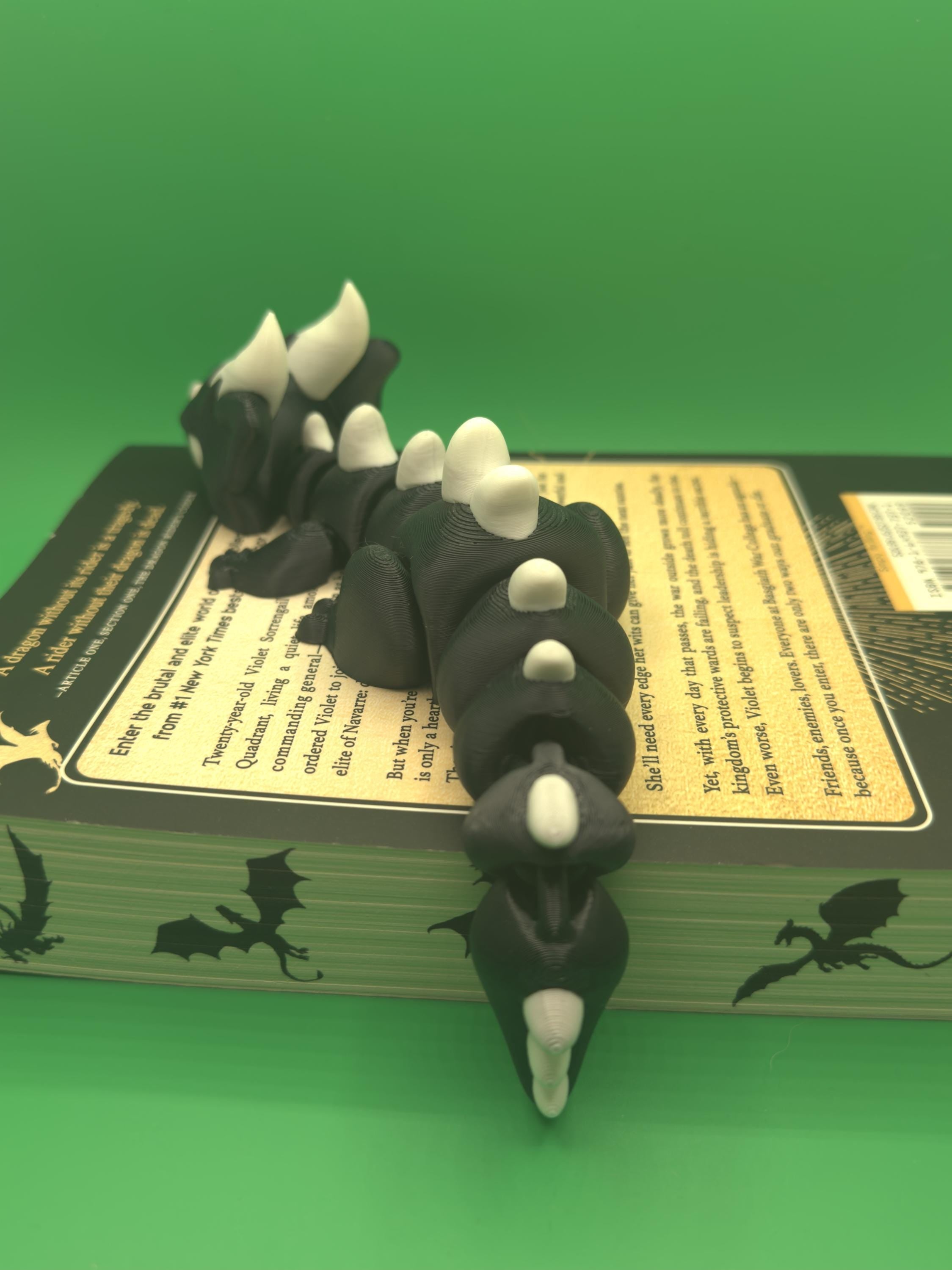 Whimsical Grumpy Dragon Fidget Toy in Fun Colors - Great Gift for Dragon Fans! 8.25 Long - KV3D Designs