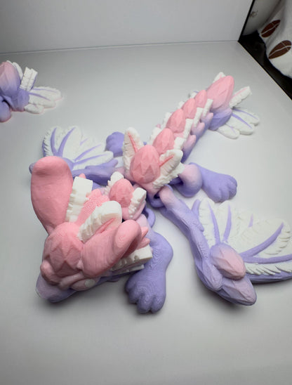 3D Dragon Bunny, Mini Bunny Dragon - KV3D Designs