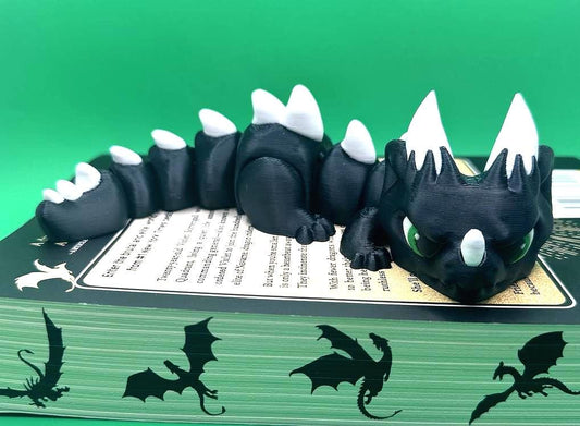 Whimsical Grumpy Dragon Fidget Toy in Fun Colors - Great Gift for Dragon Fans! 8.25 Long My Store