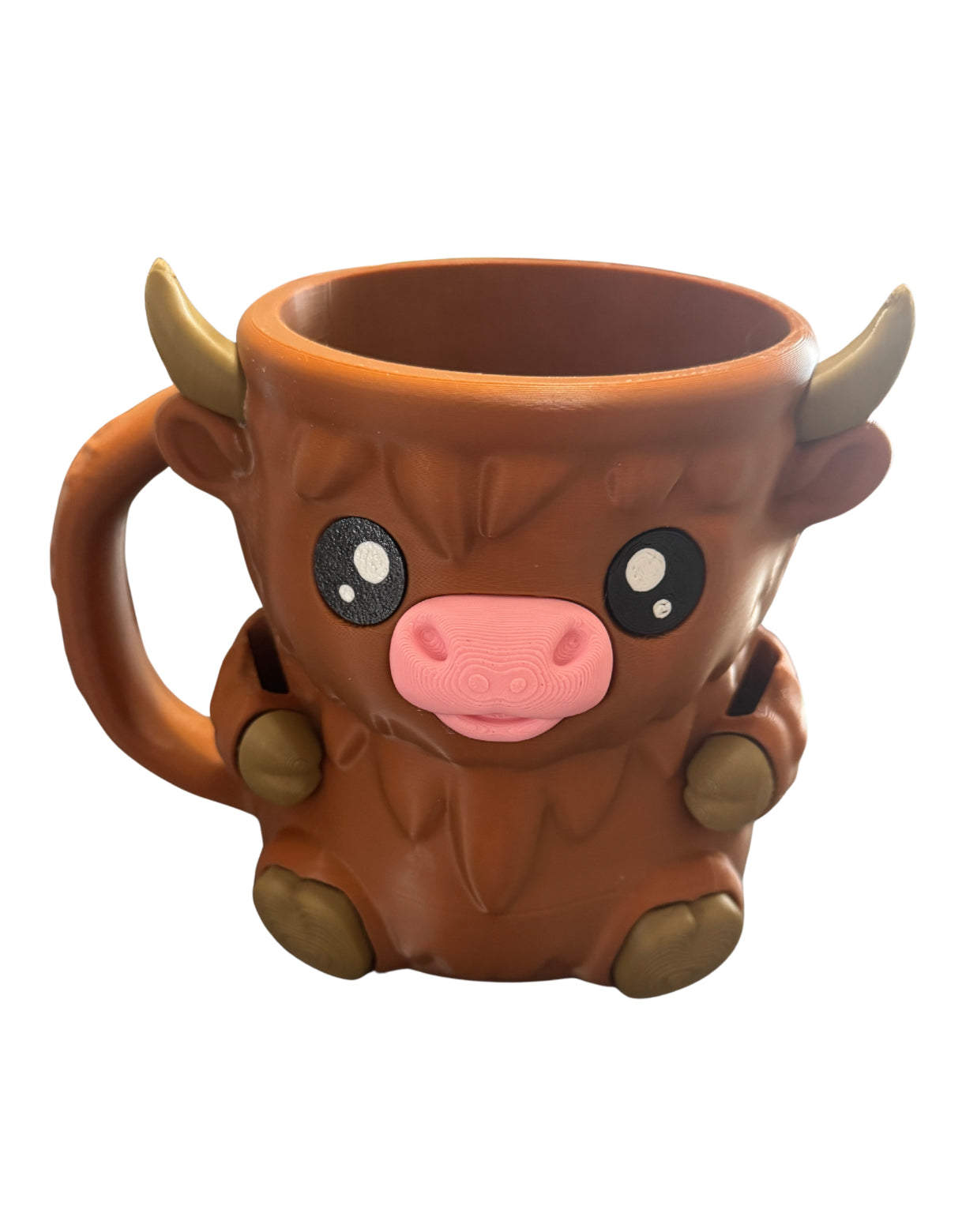 Ice Cream Pint Holder - Highland Cow Pint Cozy with Handle