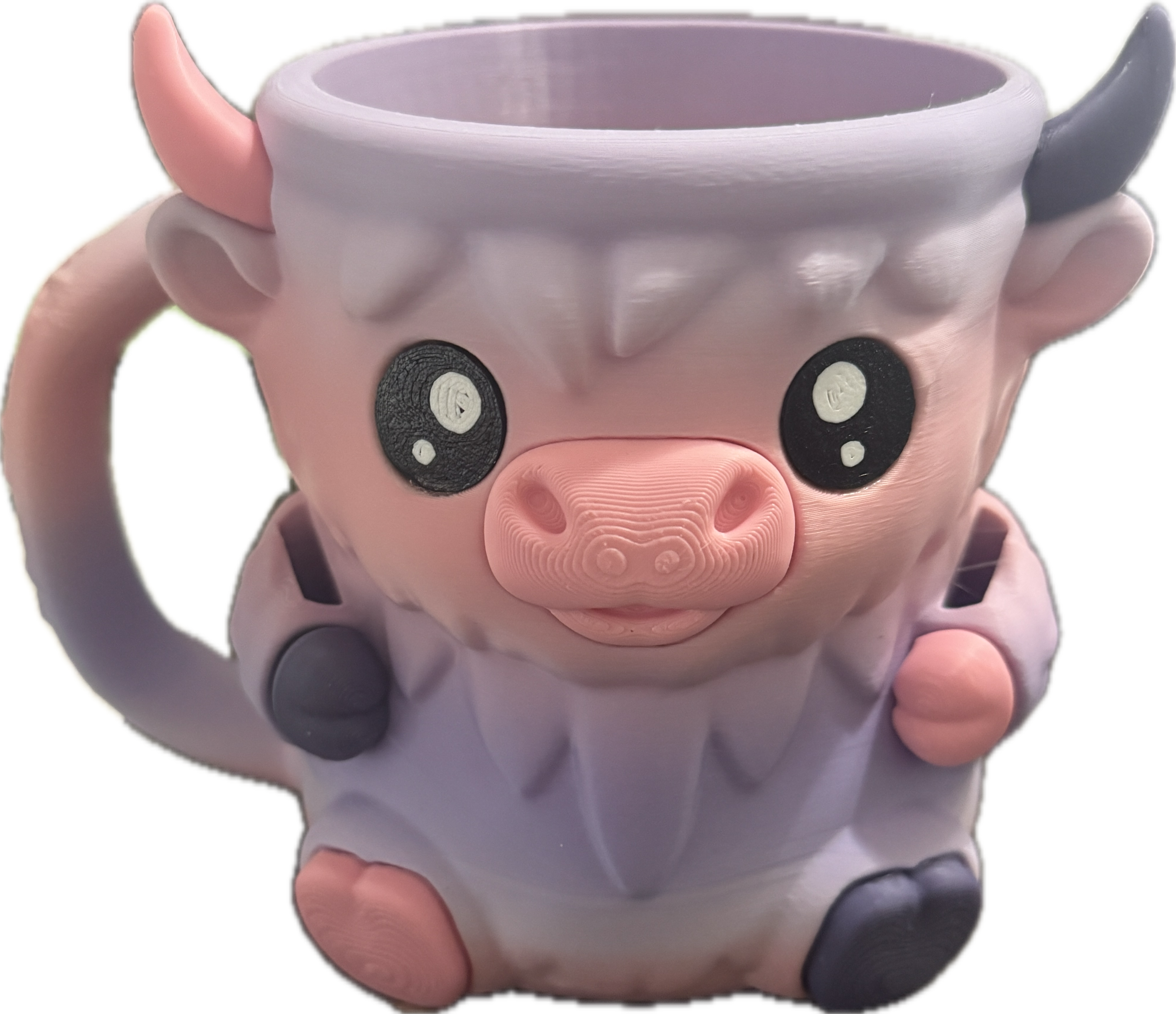 Ice Cream Pint Holder - Highland Cow Pint Cozy with Handle