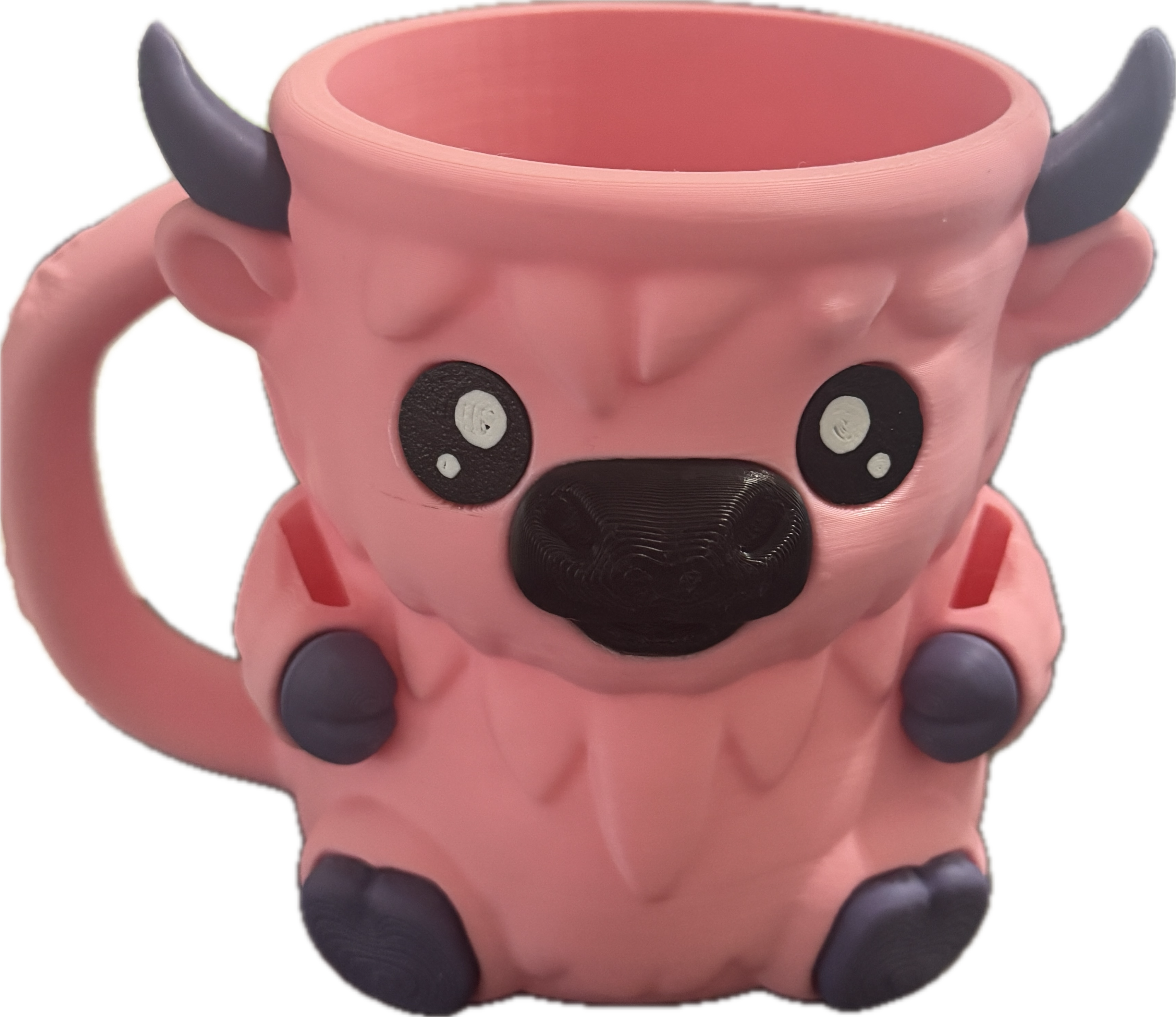 Ice Cream Pint Holder - Highland Cow Pint Cozy with Handle