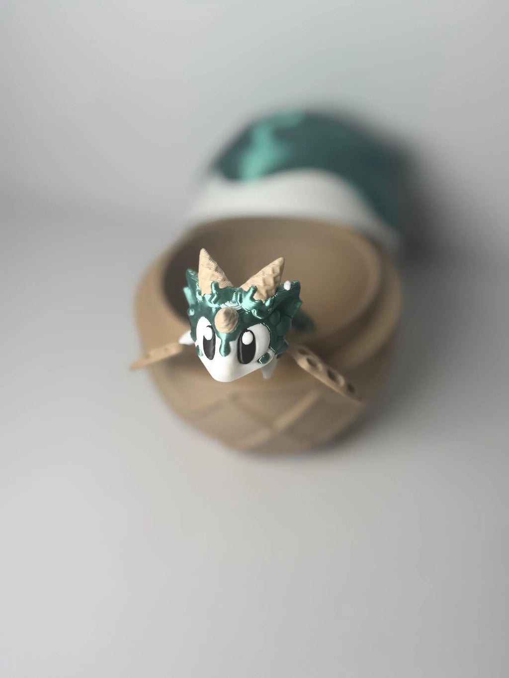 Sugar Rush Dragon and Egg – 3D Printed Fidget Toy, Mini Dragon | Fantasy Gift for Collectors & Kids - KV3D Designs