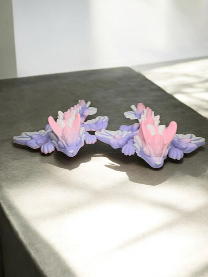 3D Dragon Bunny, Mini Bunny Dragon - KV3D Designs