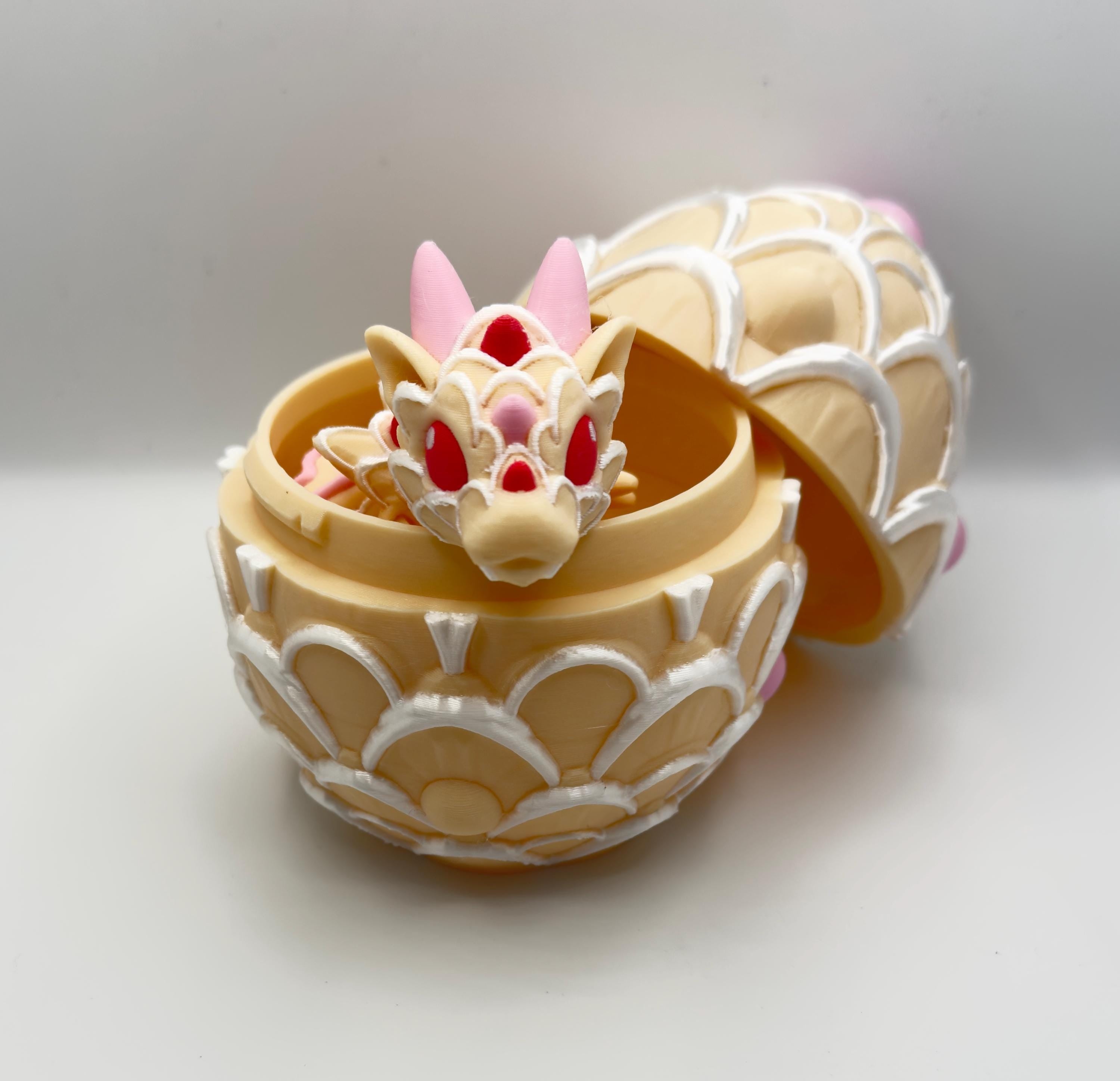 Baby Cookie Dragon – 3D Printed Sugar Cookie Dragon – Articulated Fidget Toy – Cute Dessert Dragon Gift – 8 Inch Collectible - KV3D Designs