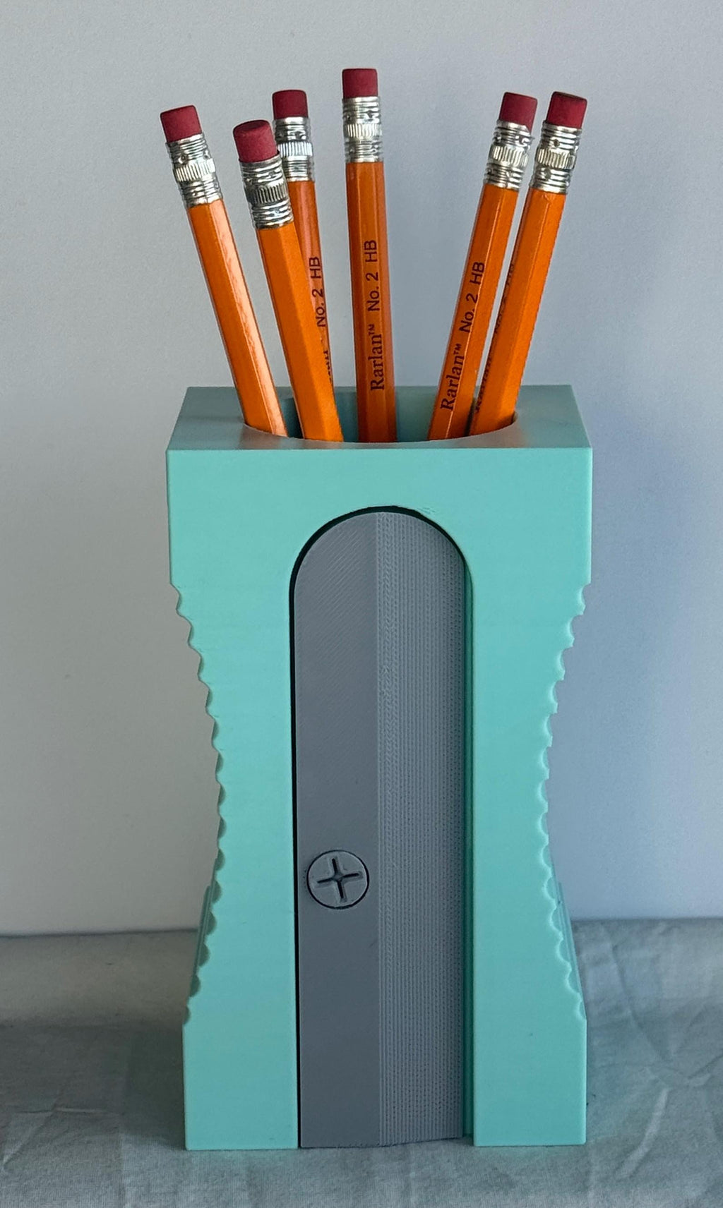 3d Printed Pencil Sharpener Organizer – Fun Pen and Pencil Holder for Teachers, & Students. Classroom and Office Decor - KV3D Designs